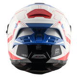 AXOR BRUTALE RYDEN CASCO INTEGRL DE MOTO BLANCO ROJO