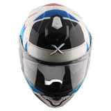 AXOR BRUTALE RYDEN CASCO INTEGRL DE MOTO BLANCO ROJO