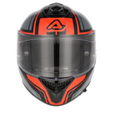 ACERBIS TARMAK-X 257 CASCO AVENTURO DE MOTO GRIS ROJO