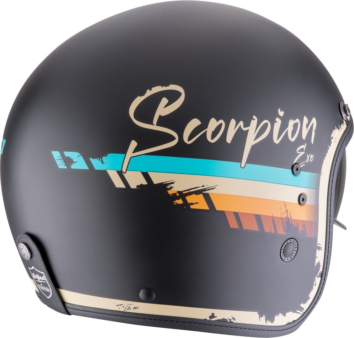 SCORPION BELFAST EVO ADONIS ABIERTO CASCO Negro mate-beige