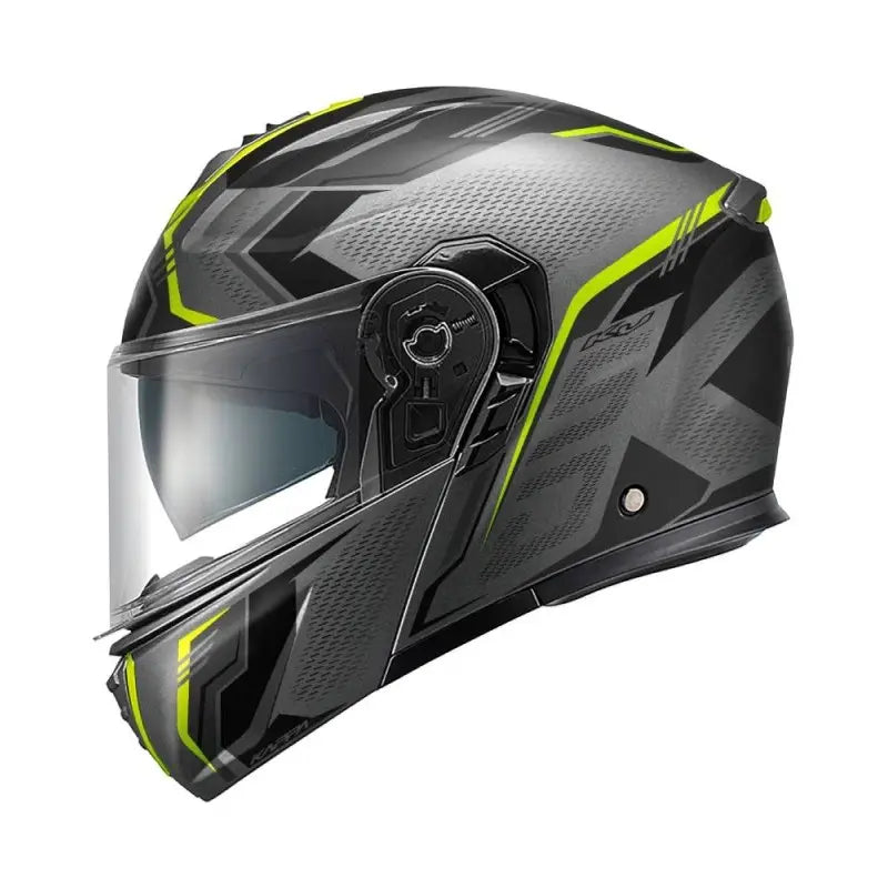 KAPPA CASCO KV50 ESCALADE MODULAR TITANIO MATE AMARILLO