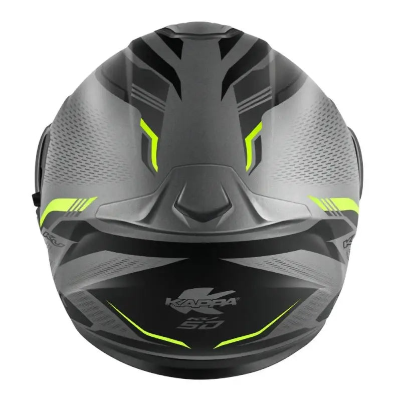 KAPPA CASCO KV50 ESCALADE MODULAR TITANIO MATE AMARILLO