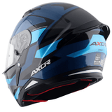 AXOR HUNTER CORNET CASCO INTEGRAL DE MOTOCICLETA NEGRO_AZUL
