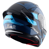 AXOR HUNTER CORNET CASCO INTEGRAL DE MOTOCICLETA NEGRO_AZUL