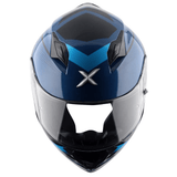 AXOR HUNTER CORNET CASCO INTEGRAL DE MOTOCICLETA NEGRO_AZUL