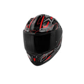 GIVI 50.9 Casco Integral De Moto Agresión Negro Titanio Rojo (SAFE)