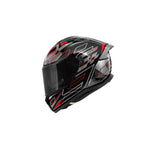 GIVI 50.9 Casco Integral De Moto Agresión Negro Titanio Rojo (SAFE)