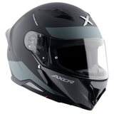 AXOR HUNTER TURBO CASCO INTEGRAL DE MOTOCICLETA NG MATE_GRIS