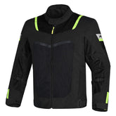 R-TECH SPIRAL MESH JAQUETES DE MOTO HOMES NEGRE GROC FLOU