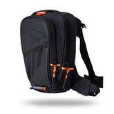 MT SD-TL1 MOCHILA DE PIERNA PARA MOTO NEGRA/BLANCA