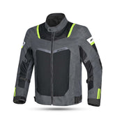 R-TECH SPIRAL MESH JAQUETES DE MOTO HOMES GRIS NEGRE GROC FLOUR