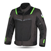 R-TECH SPIRAL MESH JAQUETES DE MOTO HOMES FANG NEGRE VERD