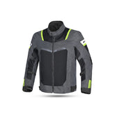 R-TECH SPIRAL MESH JAQUETES DE MOTO HOMES ANTRACITA NEGRE GROC FLUOR