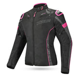 R-TECH Chaqueta Textil Knight Rider (Short) Negro/Fuschia - SECURTEX MOTOR S.L (t/a MaximoMoto)