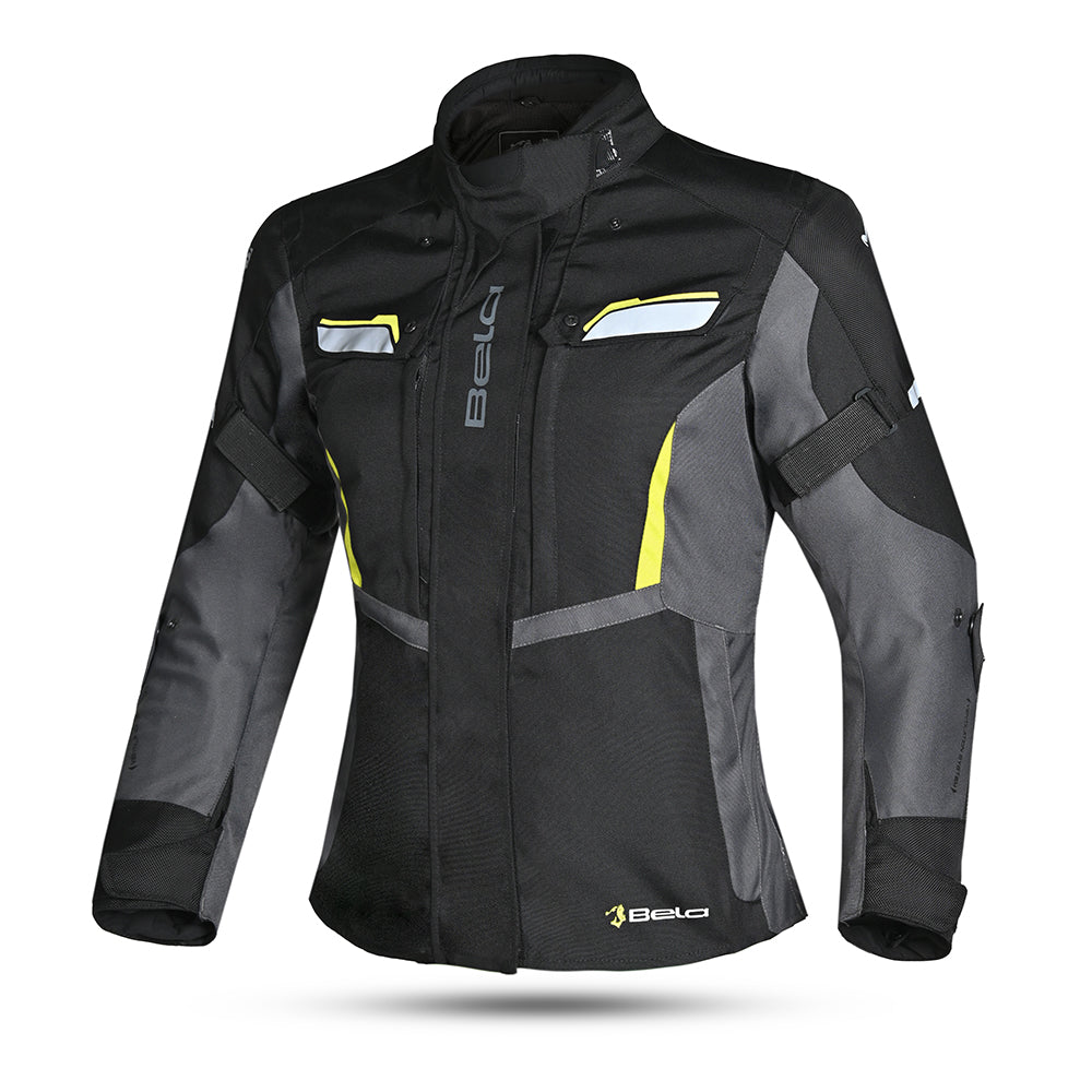 BELA - Chaqueta Textil Hurricane Lady Negro/Amarillo - SECURTEX MOTOR S.L (t/a MaximoMoto)