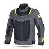 R-TECH SPIRAL MESH JAQUETES DE MOTO HOMES GRIS FOSC NEGRE VERD