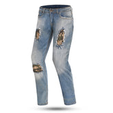 BELA - Pantalón Jeans Stone Azul Cammo