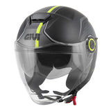 GIVI CASCOS JET H125F TOUCH NERO OP/GIALLO - THBY