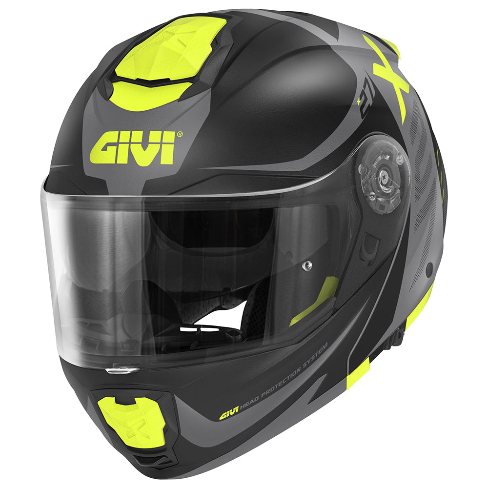 GIVI CASCOS MODULARES HX27F DIMENS. NERO/TIT/GIALLO - DMBY