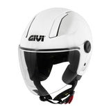 GIVI 11.7 SOLID Casco Demi Jet Para Scooter Blanco