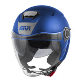 GIVI 12.5 Solid Casco Jet Moto Azul - SECURTEX MOTOR S.L (t/a MaximoMoto)