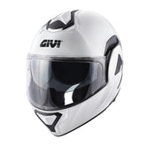 GIVI HX30B con parte delantera abatible de motocicleta Casco integral Blanco - SECURTEX MOTOR S.L (t/a MaximoMoto)
