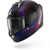 SHARK SKWAL i3 SPEED-TECH Mat NEGRO Rojo Azul Casco De Moto
