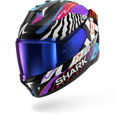 SHARK SKWAL i3 SPEED-FANCY NEGRO Blanco Naranja Casco De Moto