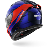 SHARK SKWAL i3 MEKARIUM Azul Naranja Casco De Moto