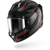 SHARK SKWAL i3 Casco Integral Linik Negro Antracita Rojo