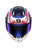 SHARK CASCO SKWAL i3 REPLICA ZARCO GP DE FCE Blanco Violeta Azul