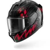 SHARK D-SKWAL 3 SHIEVER NEGRO Anthra Rojo Casco De Moto