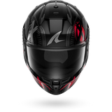 SHARK D-SKWAL 3 SHIEVER NEGRO Anthra Rojo Casco De Moto