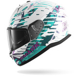 SHARK D-SKWAL 3 REPTAIA Blanco Cameleon Casco De Moto