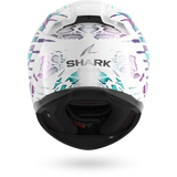 SHARK D-SKWAL 3 REPTAIA Blanco Cameleon Casco De Moto