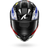 SHARK D-SKWAL 3 STREETRUSH NEGRO Azul Chrom Casco De Moto