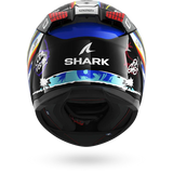 SHARK D-SKWAL 3 STREETRUSH NEGRO Azul Chrom Casco De Moto