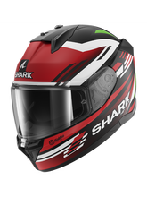 CASCO INTEGRAL SHARK D-SKWAL 3 FIRSTLAP Negro Mate Rojo Verde