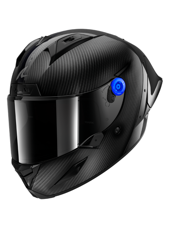 SHARK AERON-GP CASCO INTEGRAL FIM RACING #1 Negro Carbono