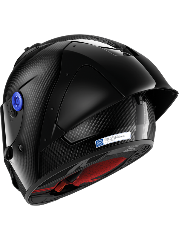 SHARK AERON-GP CASCO INTEGRAL FIM RACING #1 Negro Carbono