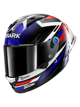 SHARK AERON-GP FIM RACING #1 CASCO INTEGRAL FIRSTLAP Azul Carbono Rojo