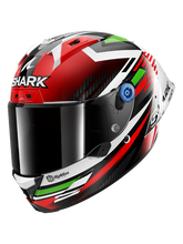 SHARK CASCO AERON-GP FIM RACING #1 FIRSTLAP Carbono Rojo Verde