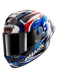 SHARK CASCO AERON-GP FIM RACING #1 RÉPLICA FIRMA ZARCO Blanco Negro Azul