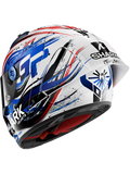 SHARK CASCO AERON-GP FIM RACING #1 RÉPLICA FIRMA ZARCO Blanco Negro Azul
