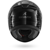SHARK RIDILL 2 REPTAIA Casco De Moto NEGRO Anthra Plata