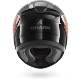 SHARK RIDILL 2 SPEED-VIB NEGRO Anthra Naranja Casco De Moto
