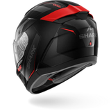 SHARK RIDILL 2 MEKARIUM NEGRO Anthra Rojo Casco De Moto