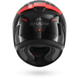SHARK RIDILL 2 MEKARIUM NEGRO Anthra Rojo Casco De Moto