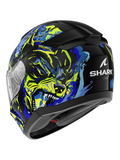 SHARK INTEGRAL CASCO RIDILL 2 RAGING BEAST Negro Azul Verde