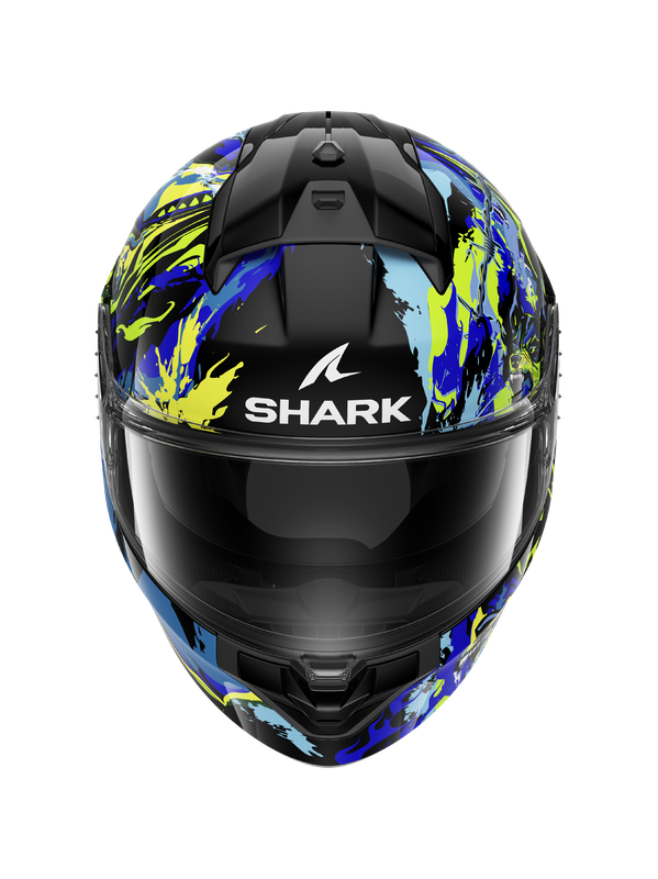 SHARK INTEGRAL CASCO RIDILL 2 RAGING BEAST Negro Azul Verde